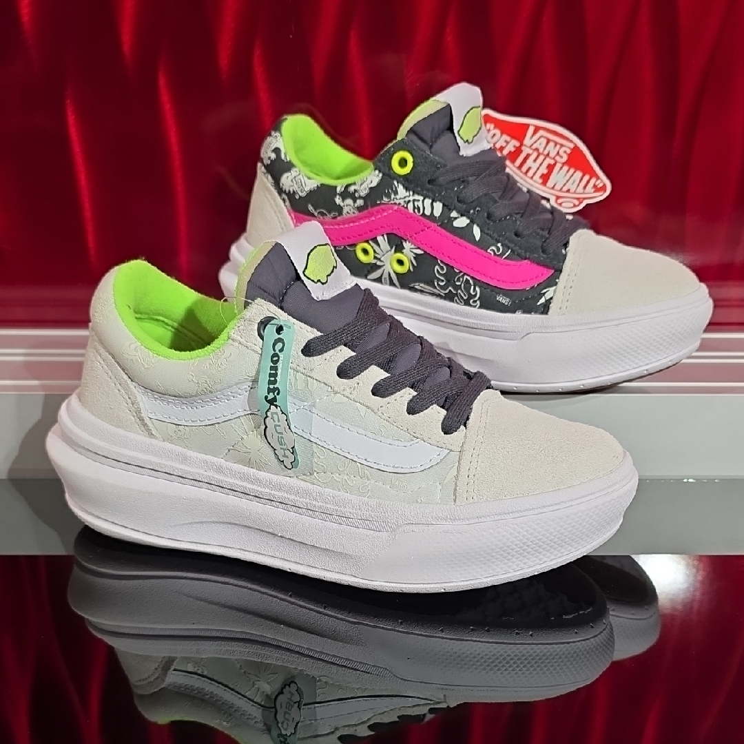 Vans Old Skool Over Singles Day Multi/True White Multiple Men's 11.5 Women's 13